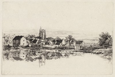 Città di Kidwelly da Francis Seymour Haden