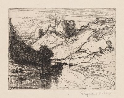 Castello di Kilgaren, 1864 da Francis Seymour Haden