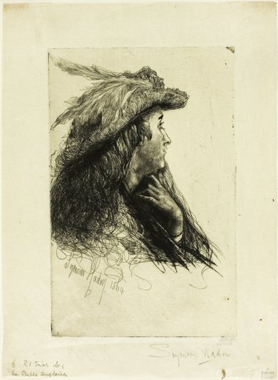 La bella inglese da Francis Seymour Haden