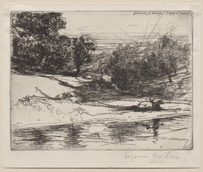 Newcastle in Emlyn da Francis Seymour Haden