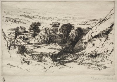 Nine Barrow Down da Francis Seymour Haden