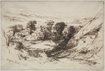 Nine Barrow Down da Francis Seymour Haden