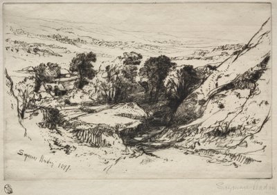 Nine Barrow Down da Francis Seymour Haden