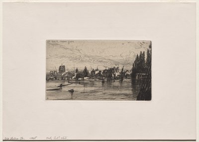 Vecchia chiesa di Chelsea da Francis Seymour Haden