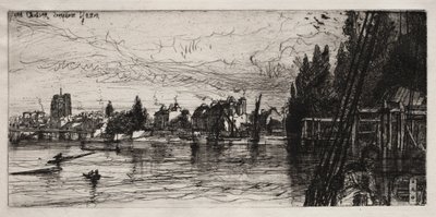 Vecchia chiesa di Chelsea da Francis Seymour Haden