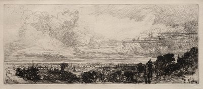 Fuori dalla finestra dello studio da Francis Seymour Haden