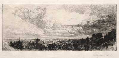 Fuori dalla Finestra dello Studio da Francis Seymour Haden