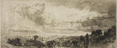 Fuori dalla finestra dello studio da Francis Seymour Haden