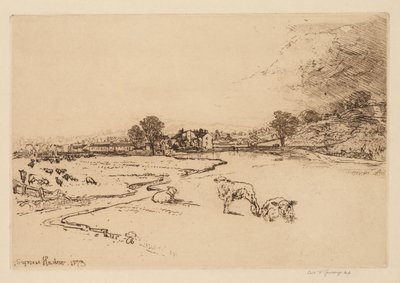 Abbazia di Sawley, 1873 da Francis Seymour Haden