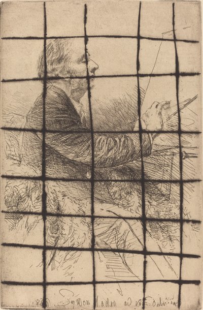 Autoritratto al cavalletto da Francis Seymour Haden