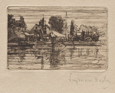 Lato del Tamigi da Francis Seymour Haden