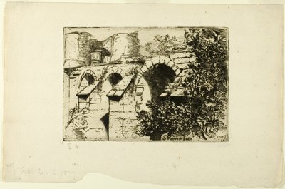 Il ponte del castello da Francis Seymour Haden
