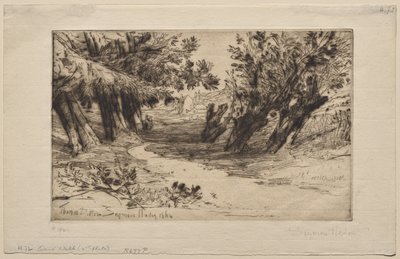 La passeggiata degli amanti (La seconda tavola) da Francis Seymour Haden