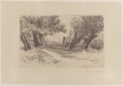 La passeggiata degli amanti, No. I, 1864 da Francis Seymour Haden