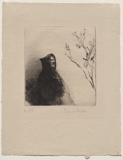 Il monaco che prega - San Francesco da Francis Seymour Haden