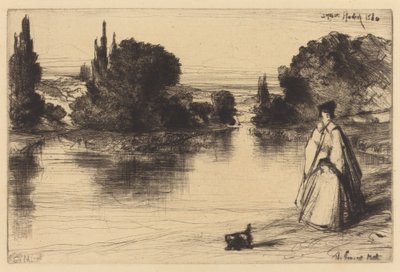 Il sentiero di traino da Francis Seymour Haden