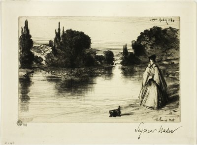 Il sentiero di traino da Francis Seymour Haden