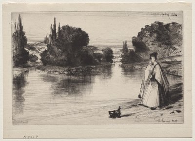 Il sentiero di traino da Francis Seymour Haden