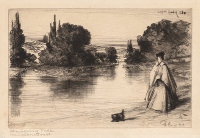 Il sentiero di traino da Francis Seymour Haden