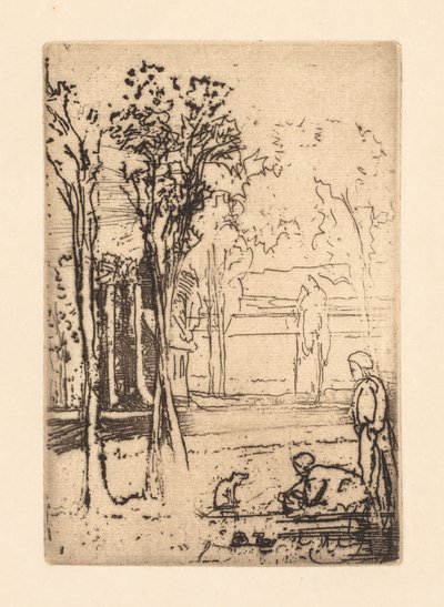 Fattoria dei Tre Alberi, 1879 da Francis Seymour Haden