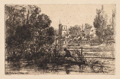 Chiesa di Twickenham da Francis Seymour Haden