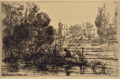 Chiesa di Twickenham da Francis Seymour Haden
