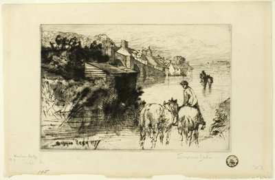 Ponte di Wareham da Francis Seymour Haden