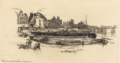 Casa di Whistler, Vecchia Chelsea da Francis Seymour Haden
