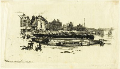 Casa di Whistler, Old Chelsea da Francis Seymour Haden