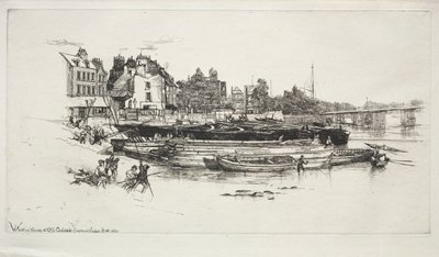 Casa di Whistler, Vecchia Chelsea da Francis Seymour Haden