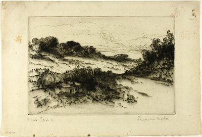 Collina del Mulino a Vento, No. I da Francis Seymour Haden