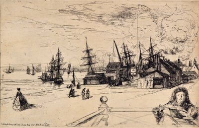Taverna dello Yacht, Erith da Francis Seymour Haden