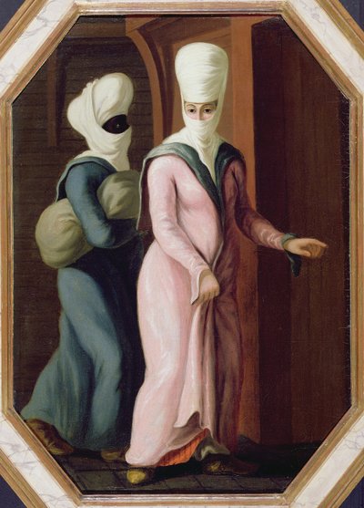 Una signora turca che va al bagno con la sua schiava da Francis Smith