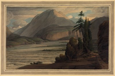 Nella valle dei Grigioni, 1781 da Francis Towne