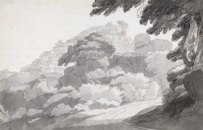 Rocca di Papa da Francis Towne