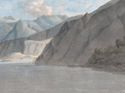 Veduta del Lago di Como con Monte Leoni da Francis Towne
