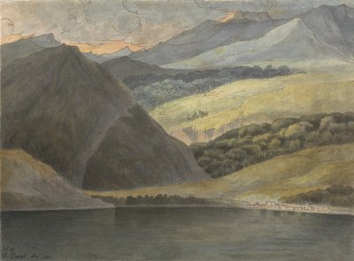 Veduta del Lago Maggiore alla sera, 1781 da Francis Towne