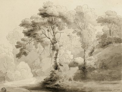 Paesaggio boscoso, 1774 da Francis Towne
