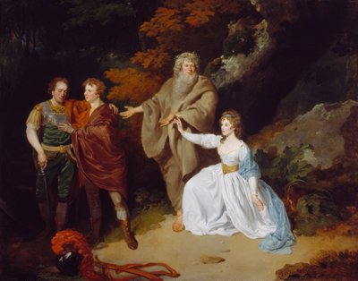 Una scena da La Tempesta di Shakespeare, 1787 da Francis Wheatley