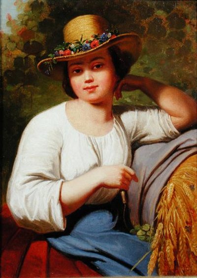 Ritratto di una ragazza di campagna da Francis Wheatley