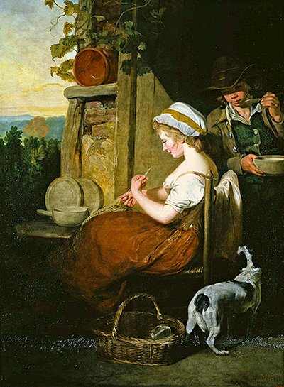 Corteggiamento Rustico da Francis Wheatley