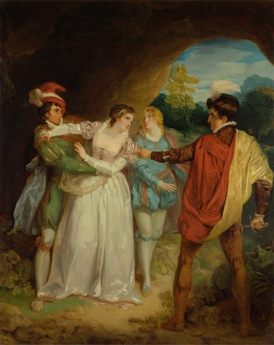 Valentino che Salva Silvia da Proteo, da 
