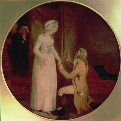 Giovane Marlow e Miss Hardcastle, scena da 