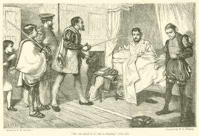 Fu catturato nel suo letto a Reading da Francis Wilfred Lawson