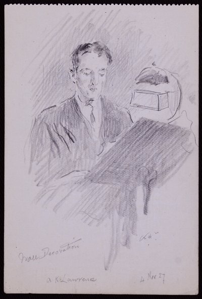 Ritratto di AK Lawrence da Francis Wilfred Lawson
