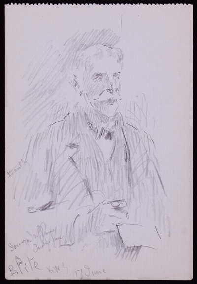 Ritratto di A Beresford Pite da Francis Wilfred Lawson