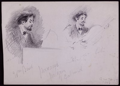 Ritratto di Arnold Dolmetsch da Francis Wilfred Lawson