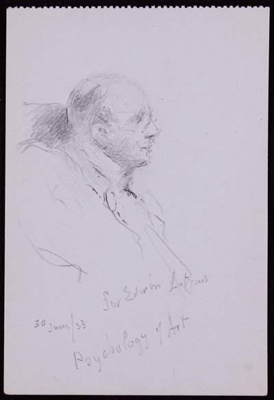 Ritratto di Edwin Lutyens da Francis Wilfred Lawson