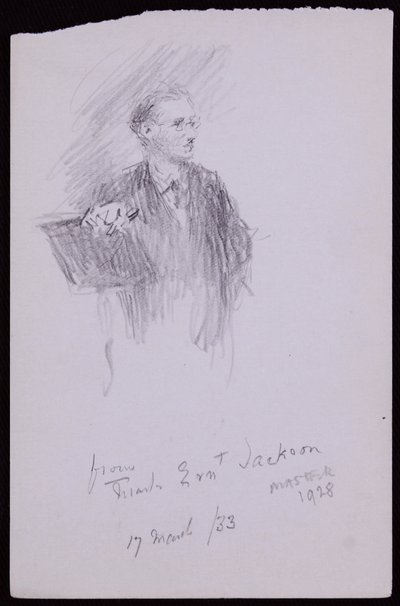 Ritratto di Ernest Jackson da Francis Wilfred Lawson