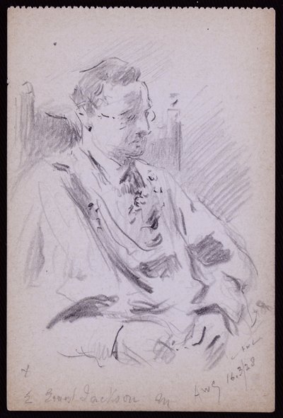 Ritratto di Ernest Jackson da Francis Wilfred Lawson